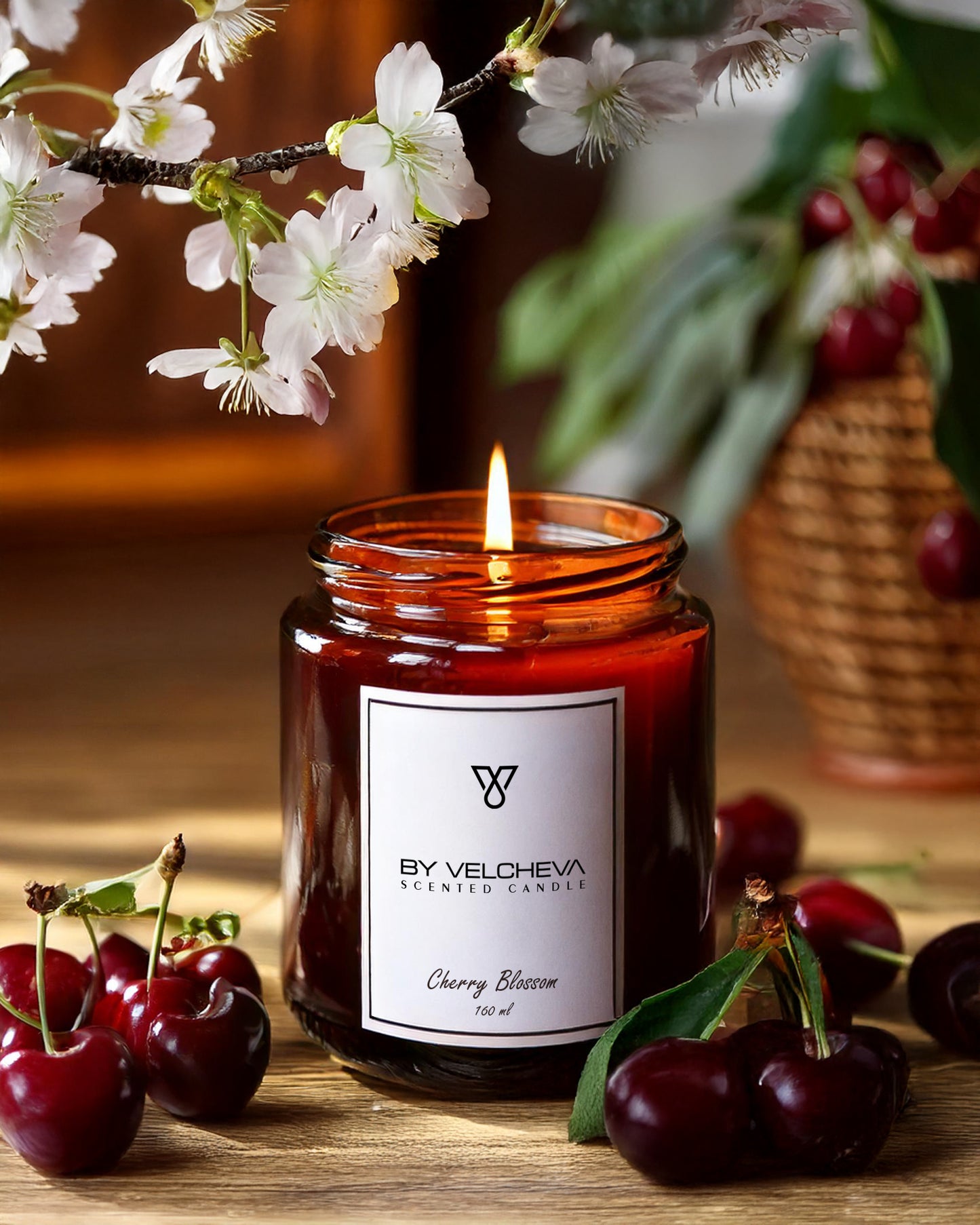Świeca zapachowa - CHERRY BLOSSOM